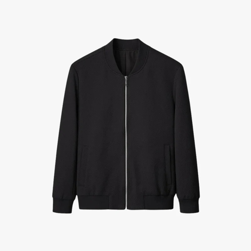 Florian | Men's Minimal Bomber Jacket Lightweight Spring/Summer - Baseball - Image 2