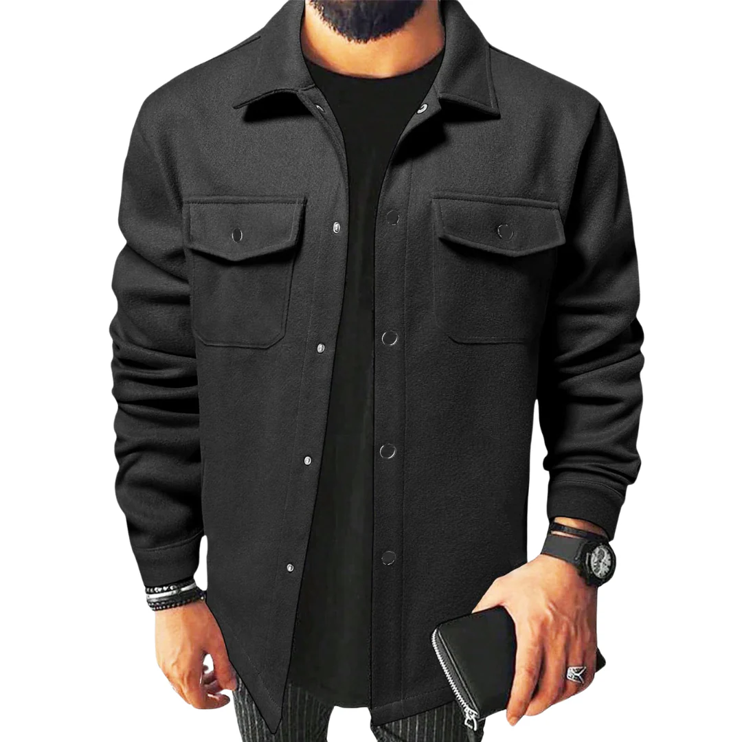Flynn® | Classic Shirt Jacket For Men - Image 2