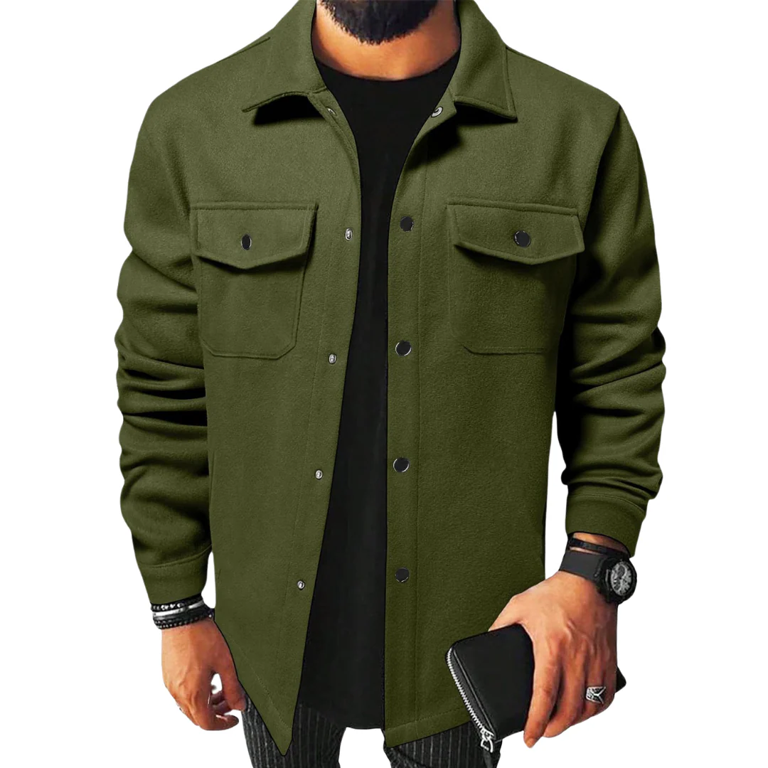 Flynn® | Classic Shirt Jacket For Men - Image 3