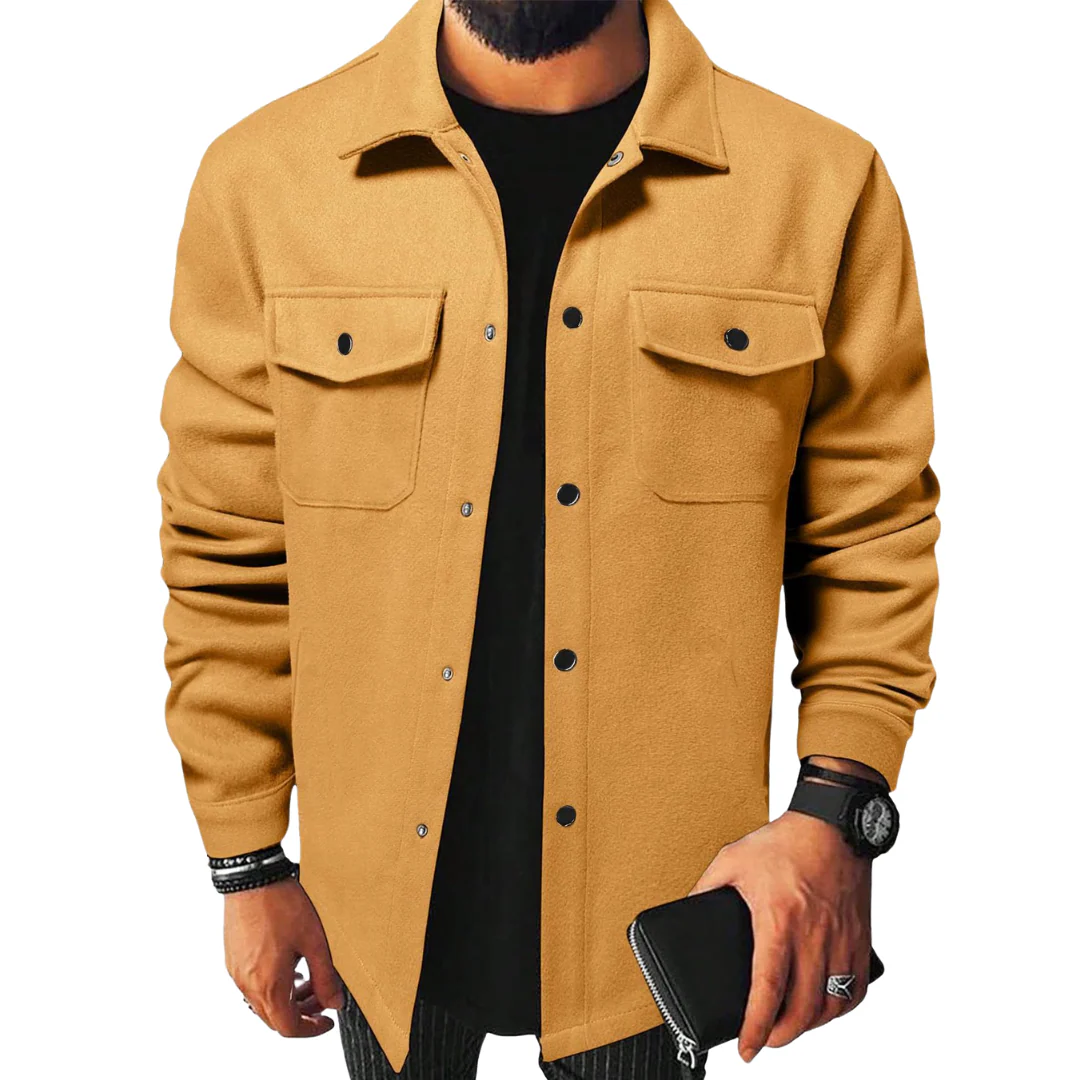 Flynn® | Classic Shirt Jacket For Men - Image 4