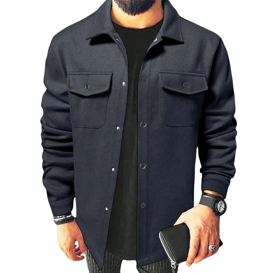 Flynn® | Classic Shirt Jacket For Men - Image 5