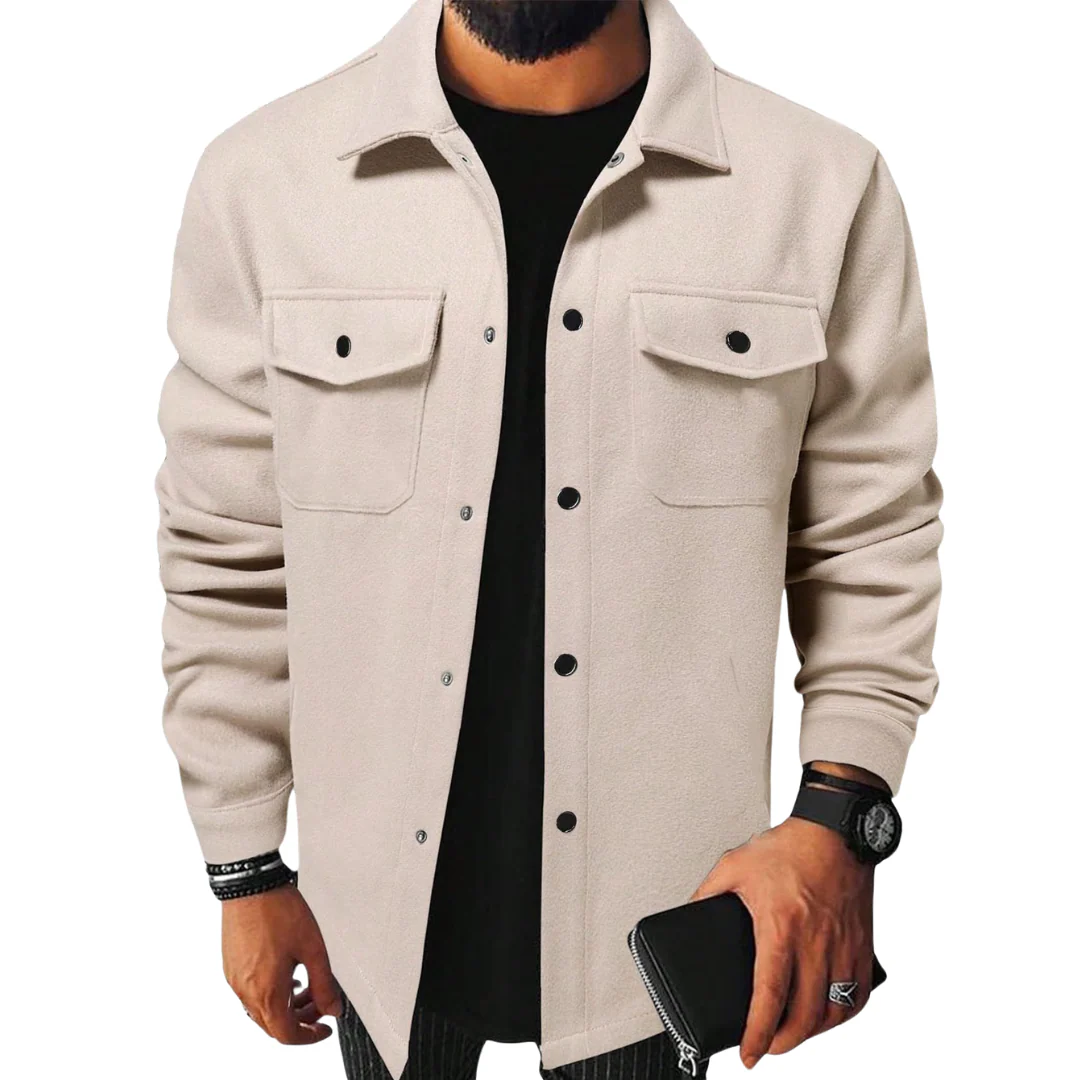 Flynn® | Classic Shirt Jacket For Men - Image 6