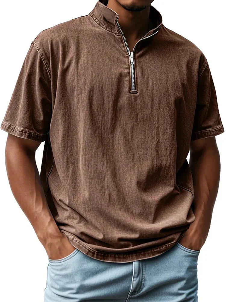 Flynn® | Zip-Up Collar Shirt - Image 4