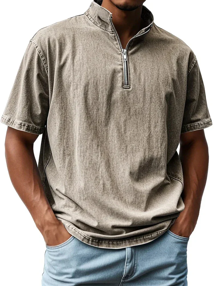 Flynn® | Zip-Up Collar Shirt - Image 7