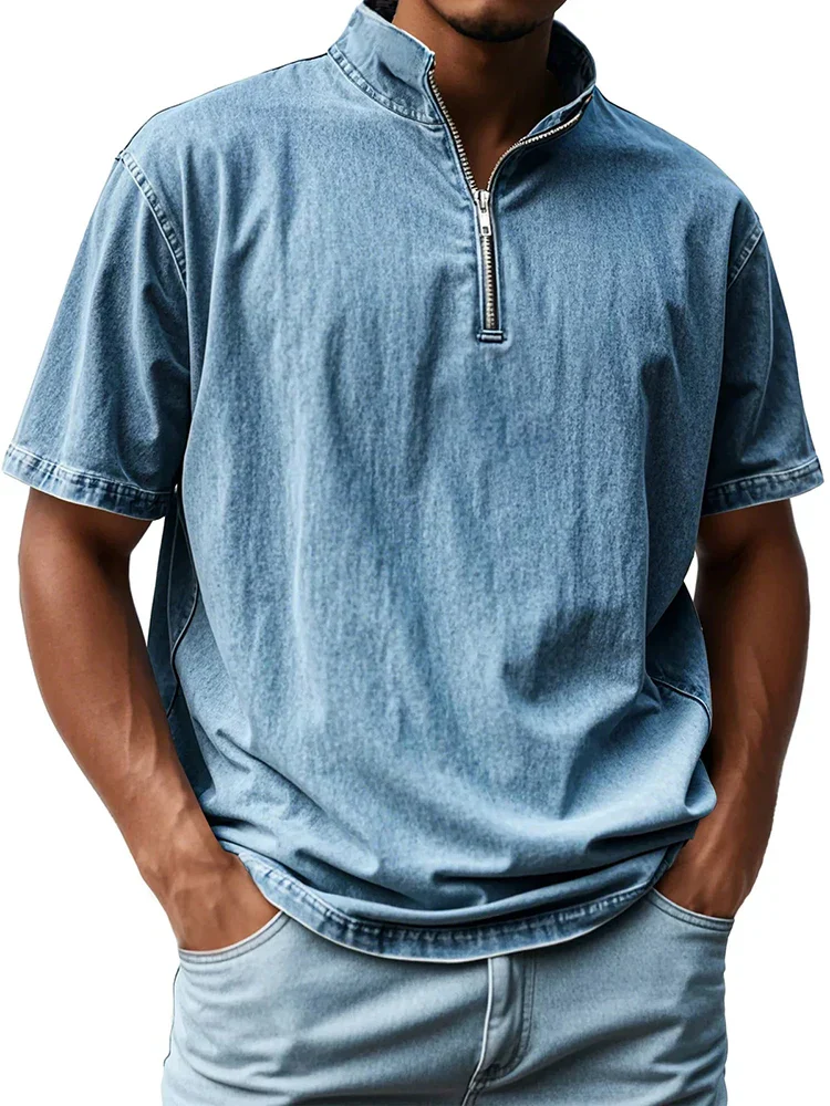 Flynn® | Zip-Up Collar Shirt - Image 8