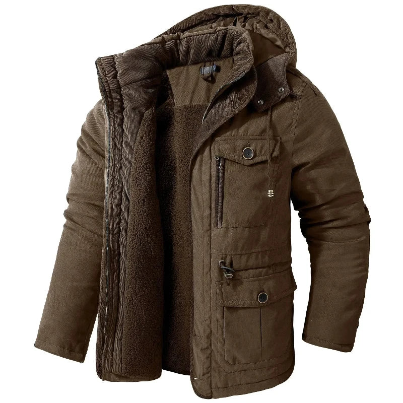 Forest | Dan Removable Hood Insulated Jacket - Image 3
