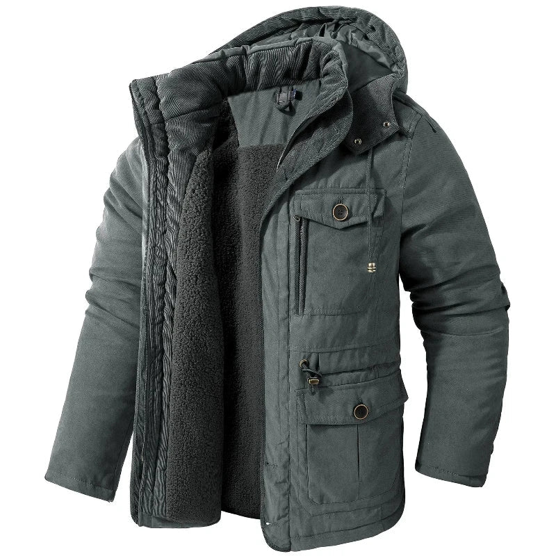 Forest | Dan Removable Hood Insulated Jacket - Image 4