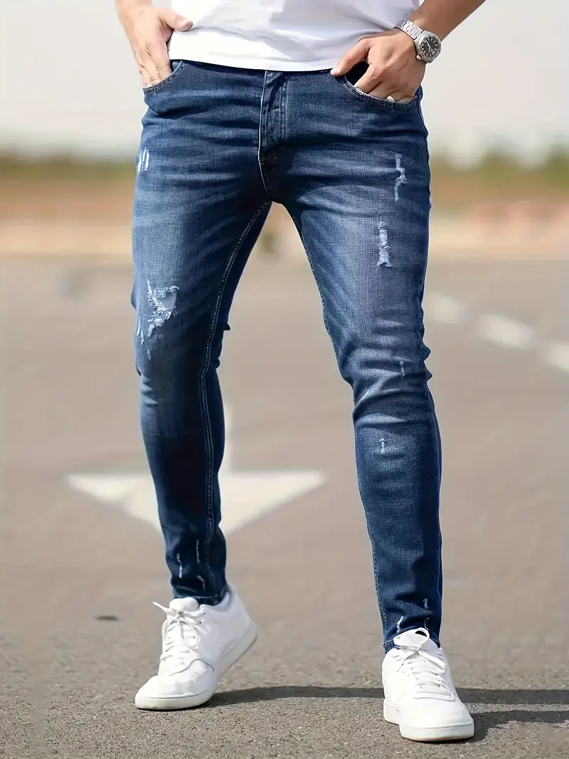 Forrest® | Skinny Jeans With Rips For Men - Image 4