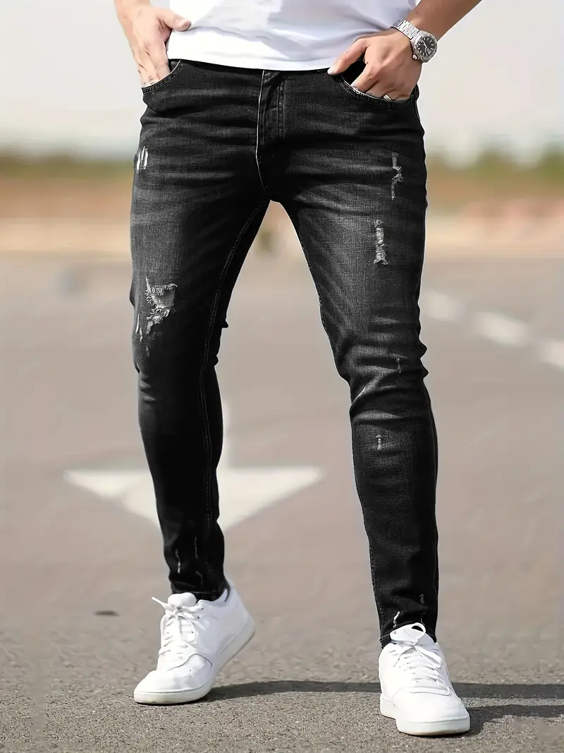 Forrest® | Skinny Jeans With Rips For Men - Image 5