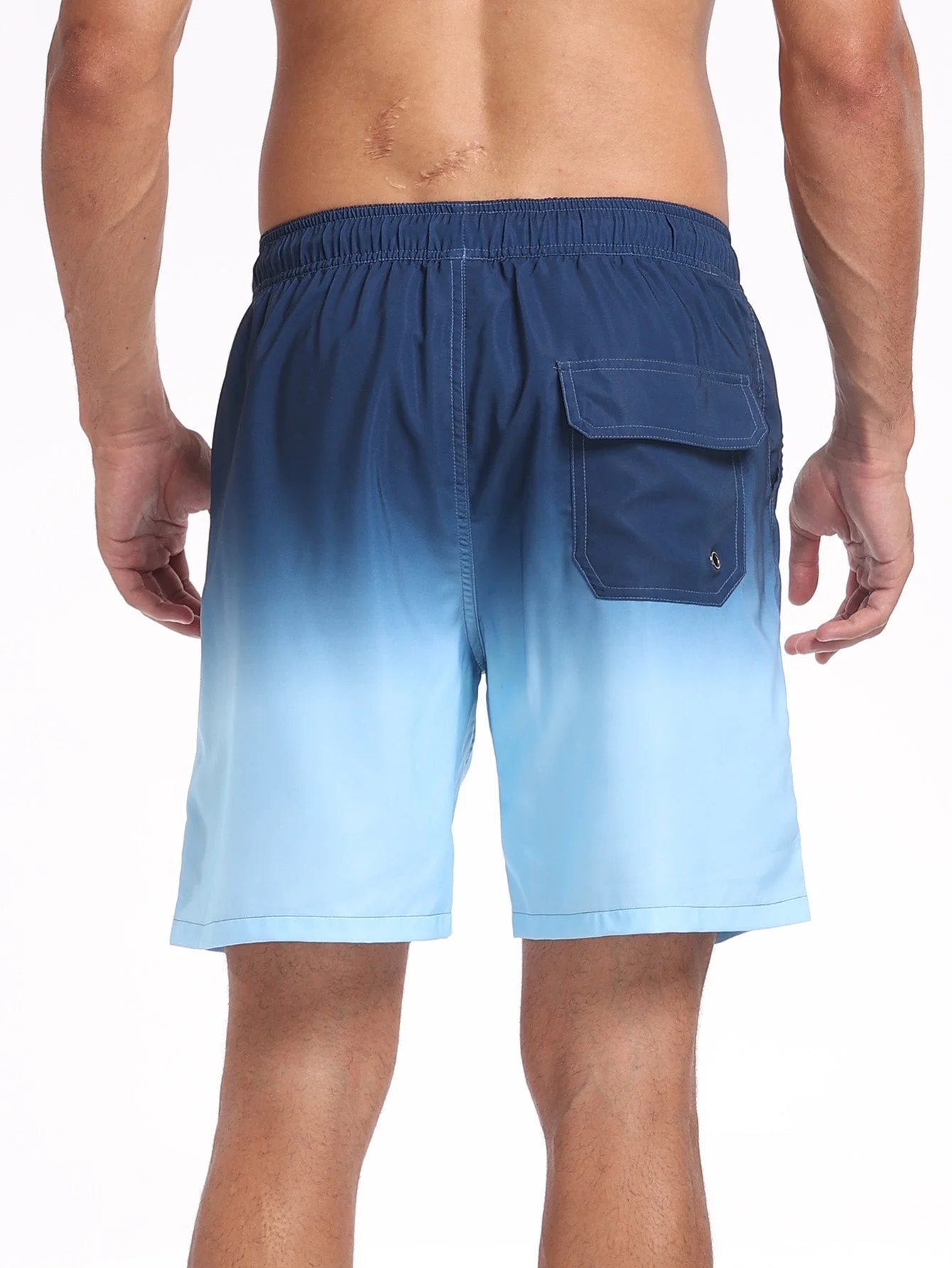 Fortunato® | Drawstring Beach Swim Shorts With Pocket - Image 8