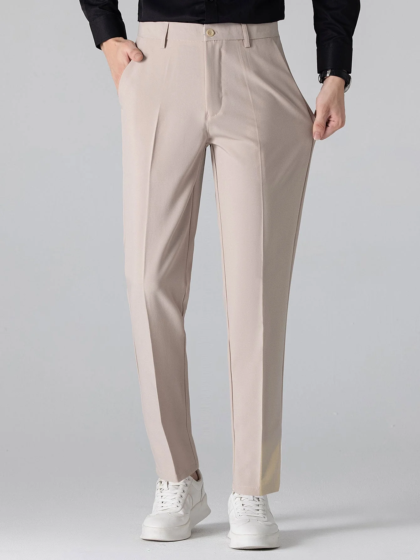 Fortunato® | Long Sleeve Button Up Oxford Shirt & Slim Fit Tapered Trousers - Image 7