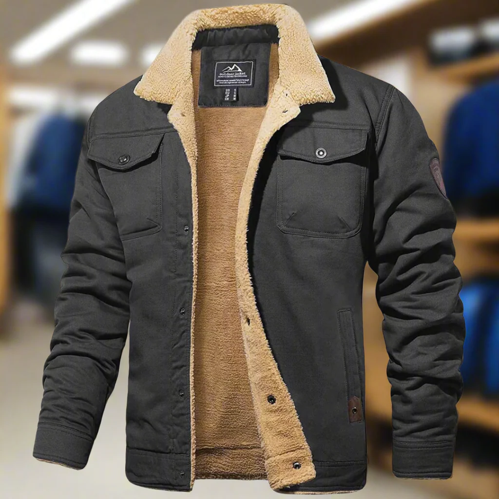 Fortunato® | Warm Fleece Bomber Jacket - Image 3