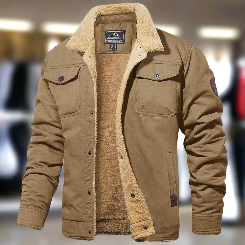 Fortunato® | Warm Fleece Bomber Jacket - Image 4