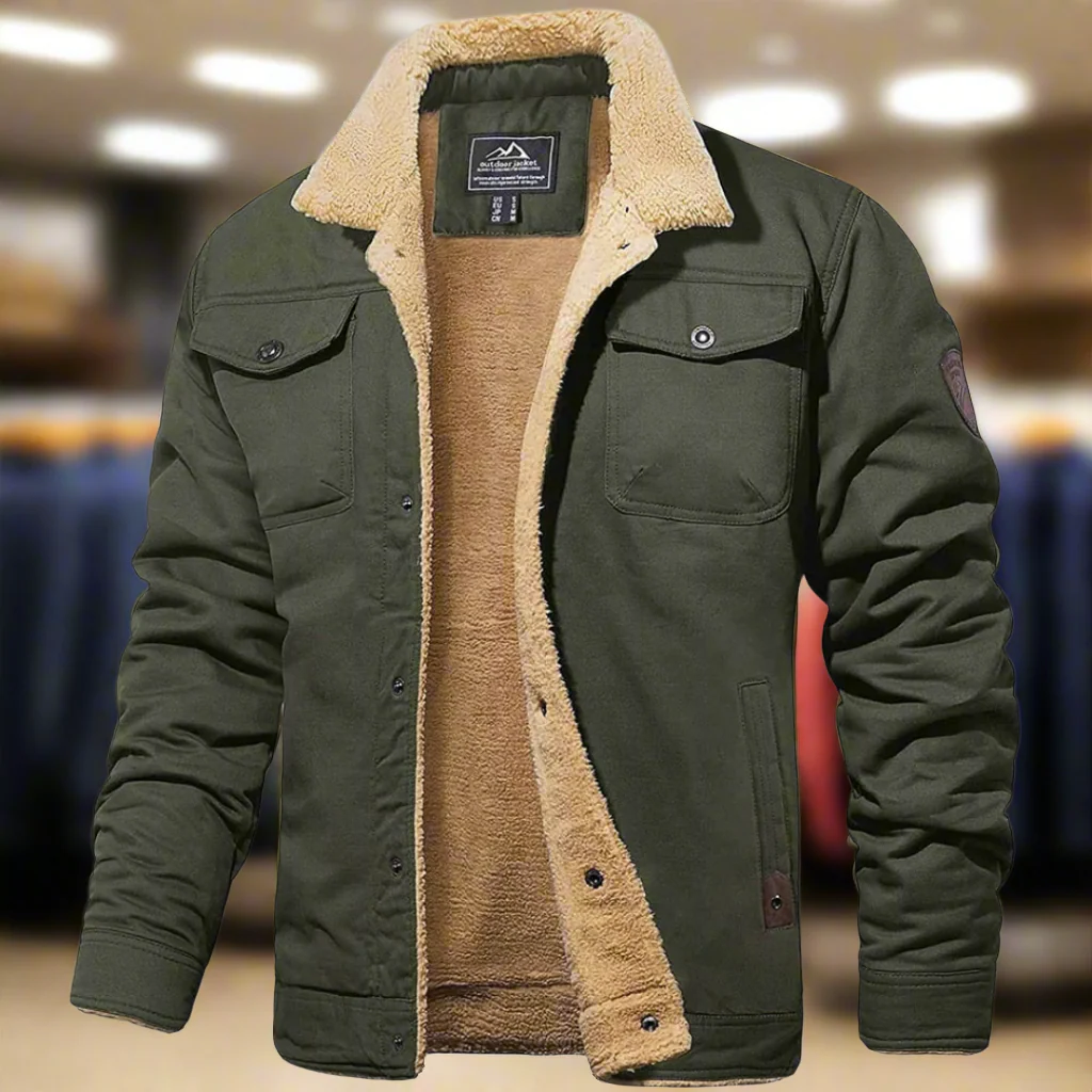 Fortunato® | Warm Fleece Bomber Jacket - Image 5