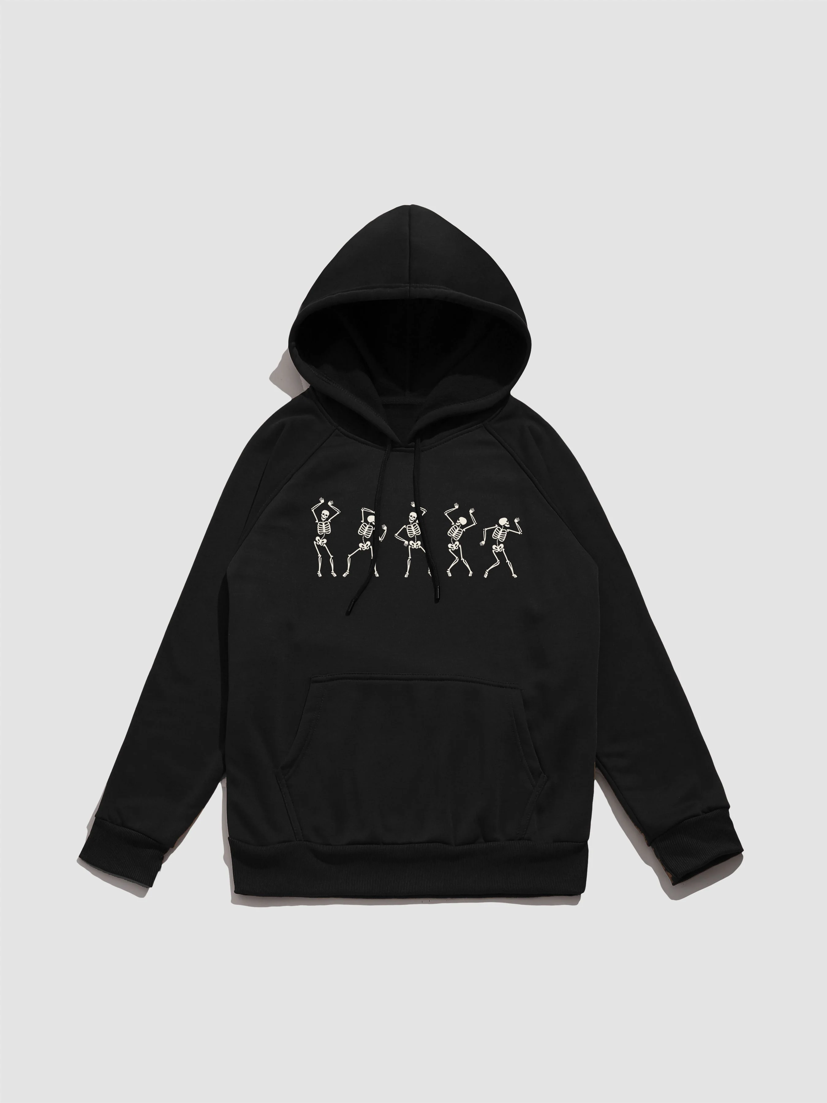 Foster | Dancing Skeleton Print Hoodie - Image 2