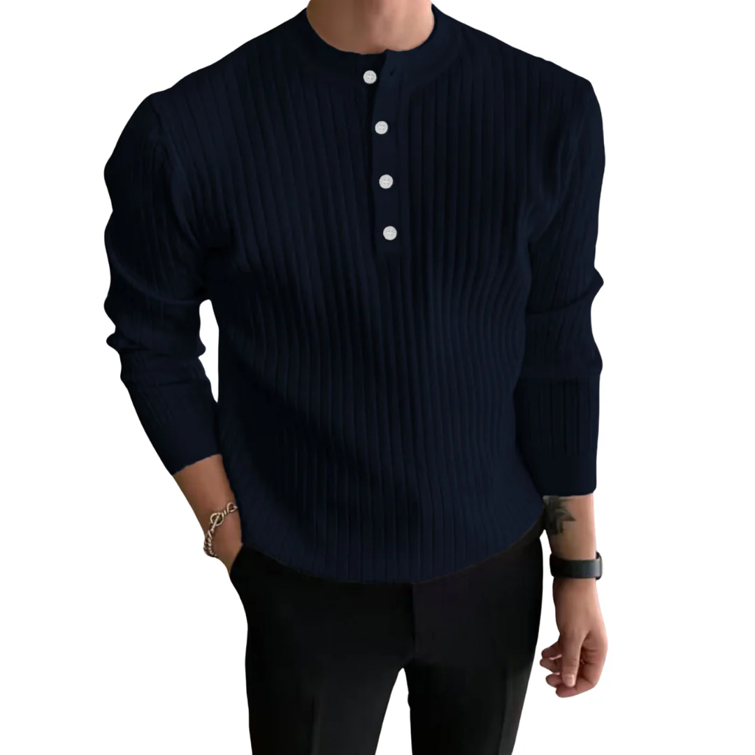 Fox® | Buttoned Sweater For Men - Image 5