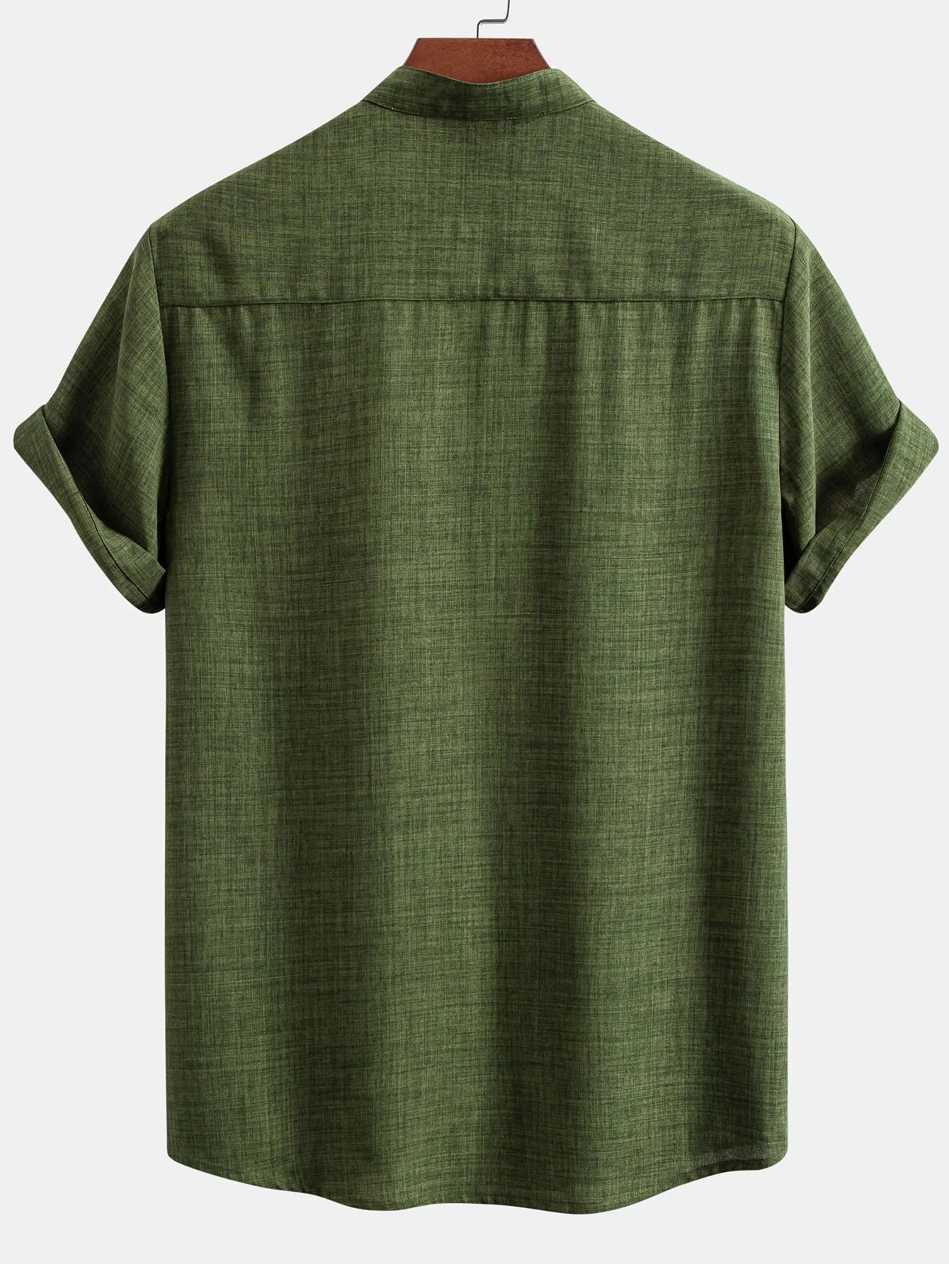 Francisco® | Short Sleeve Stand Collar Shirt - Image 2