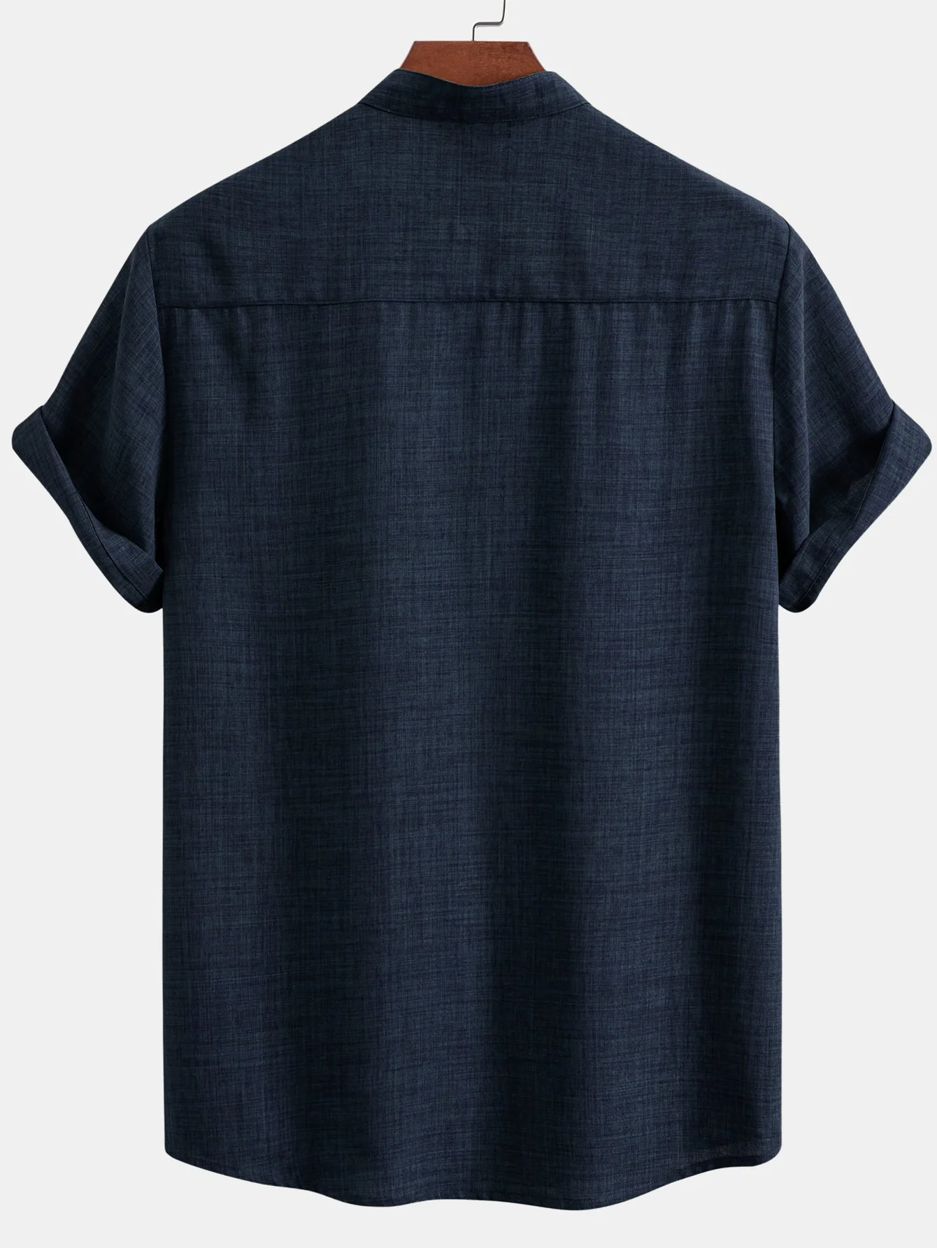 Francisco® | Short Sleeve Stand Collar Shirt - Image 4