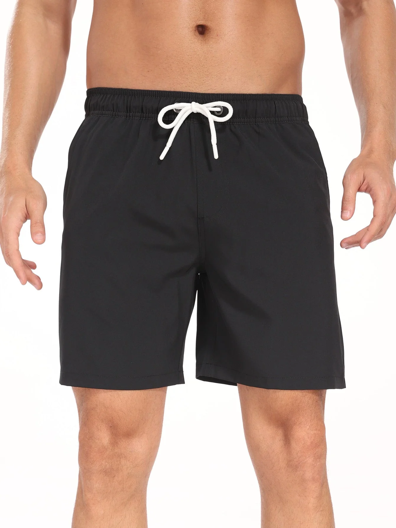 Francisco® | Solid Color Drawstring Swim Shorts - Image 13