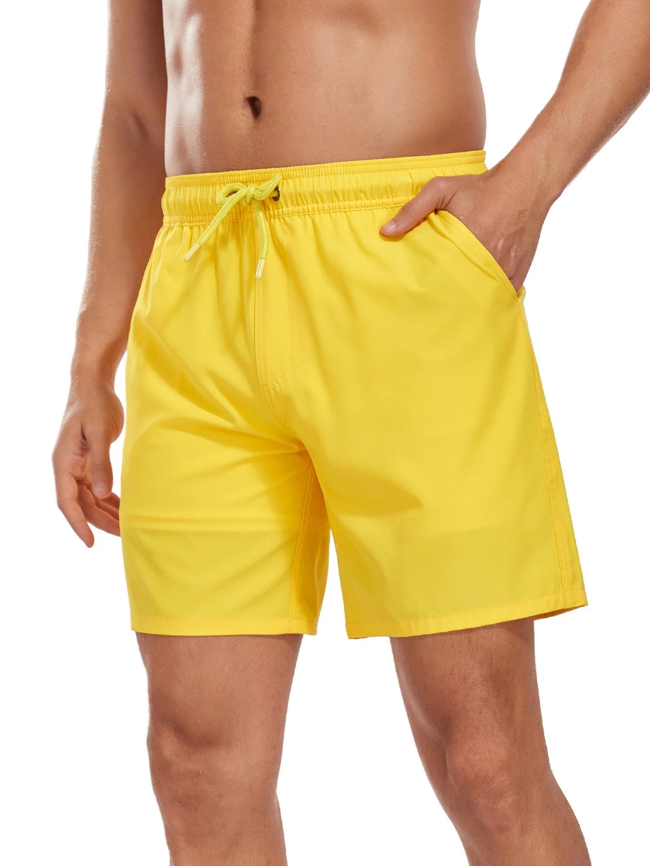 Francisco® | Solid Color Drawstring Swim Shorts - Image 20