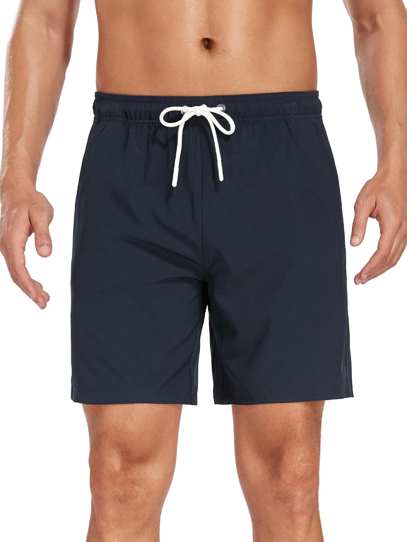 Francisco® | Solid Color Drawstring Swim Shorts - Image 9