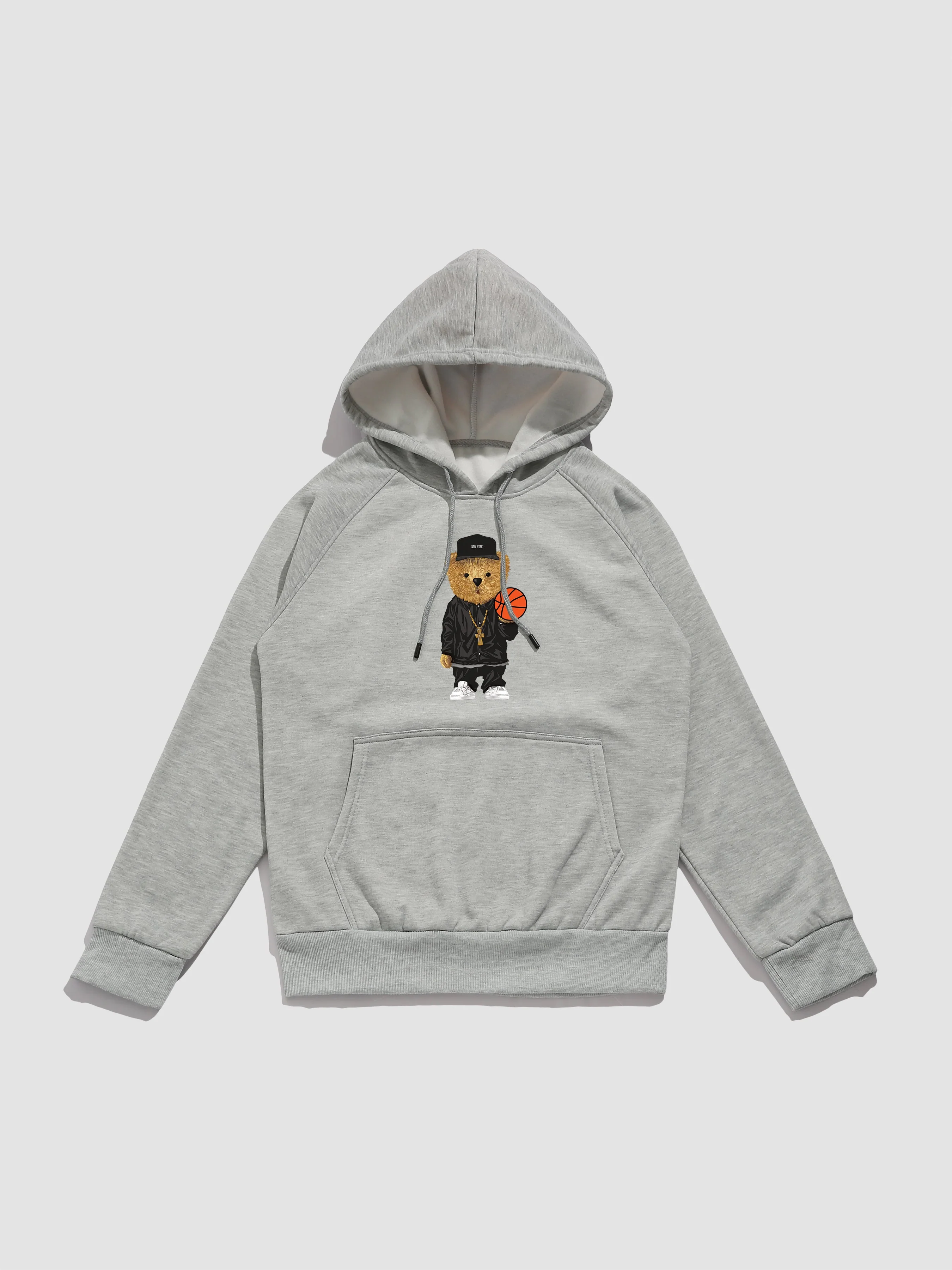 Francisco | Basketball Bear Print Hoodie - Image 10