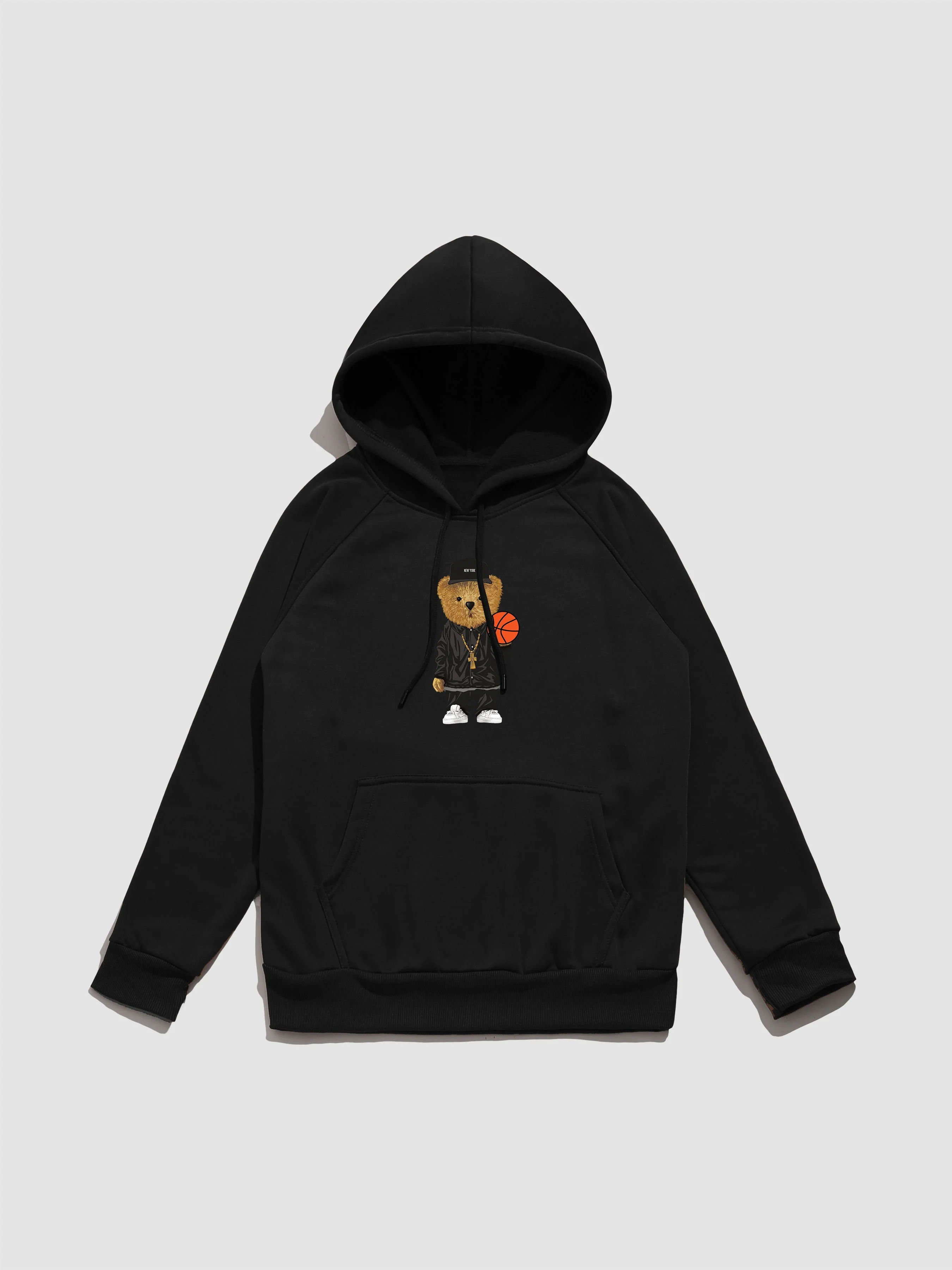 Francisco | Basketball Bear Print Hoodie - Image 4