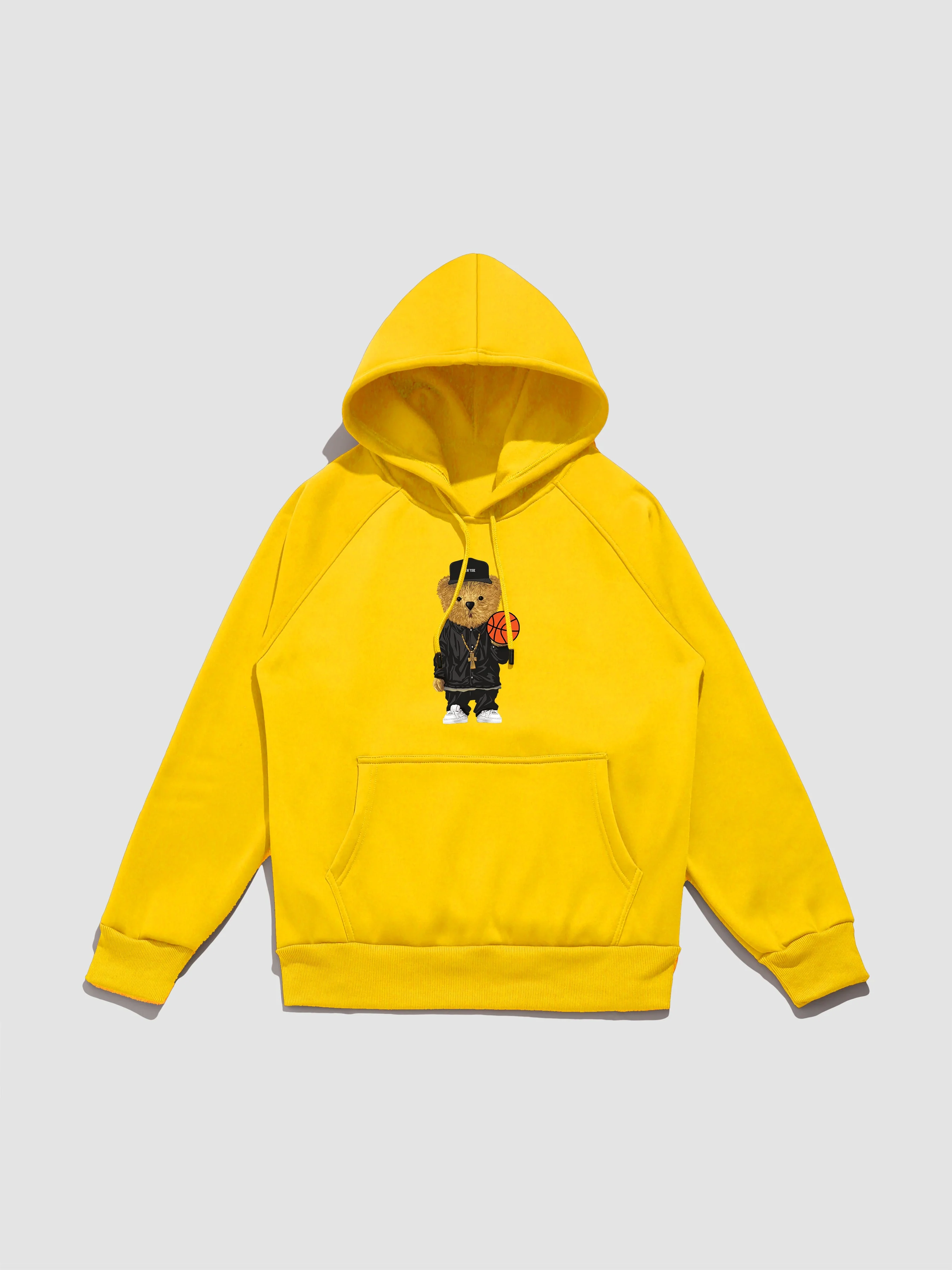 Francisco | Basketball Bear Print Hoodie - Image 9