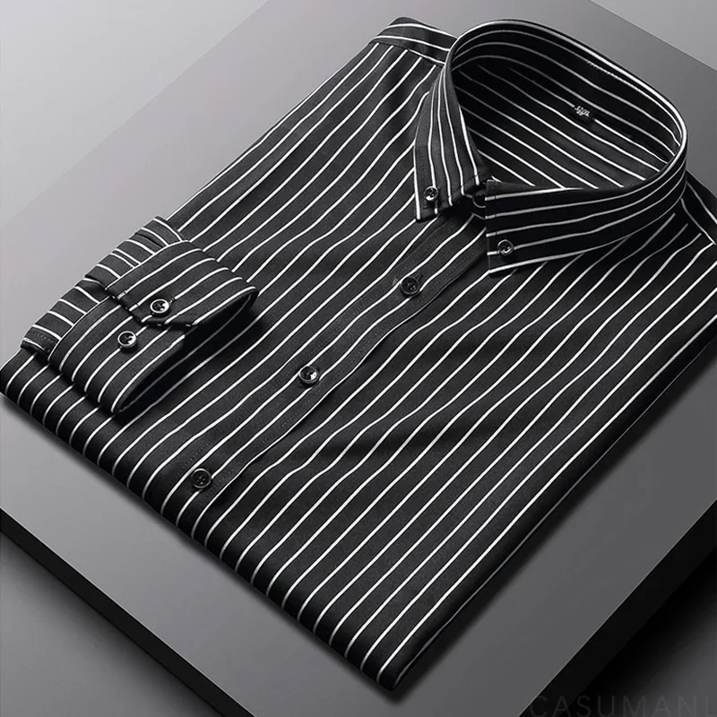 Francisco | Givalli - Casual Striped Men's Shirt - Image 6