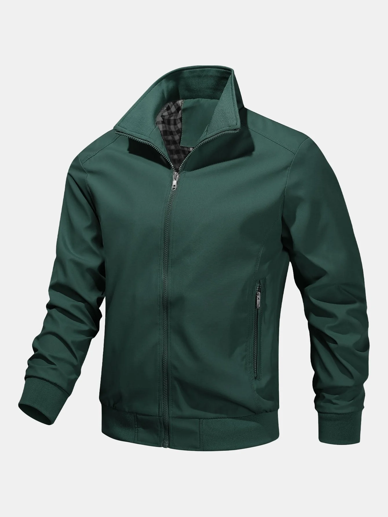 Francisco | Zip Stand Collar Jacket - Image 7