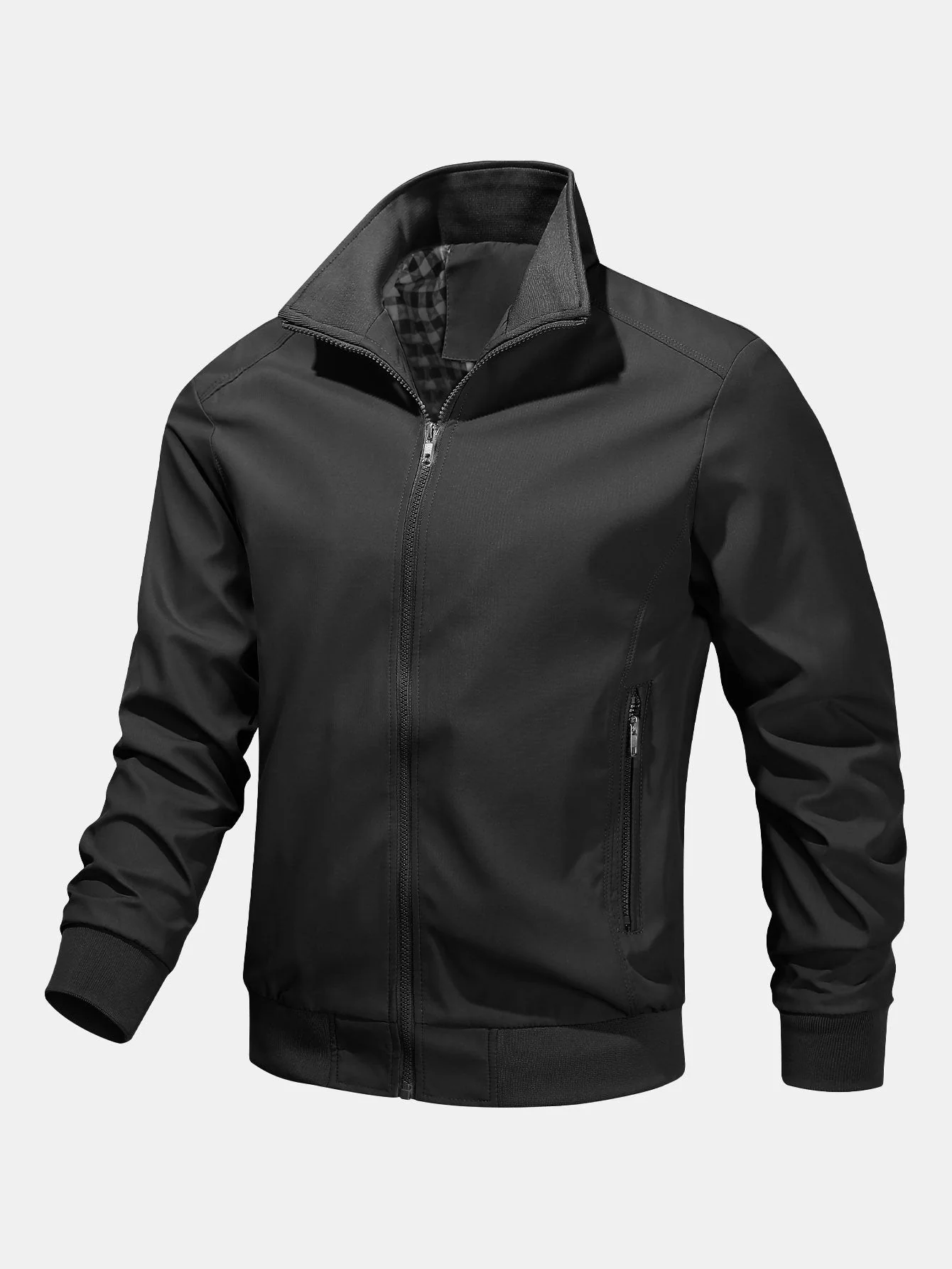 Francisco | Zip Stand Collar Jacket - Image 8