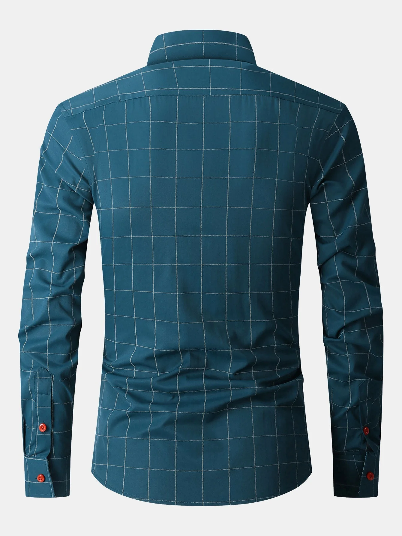 Franco® | Long Sleeve Plaid Button Up Shirt - Image 10