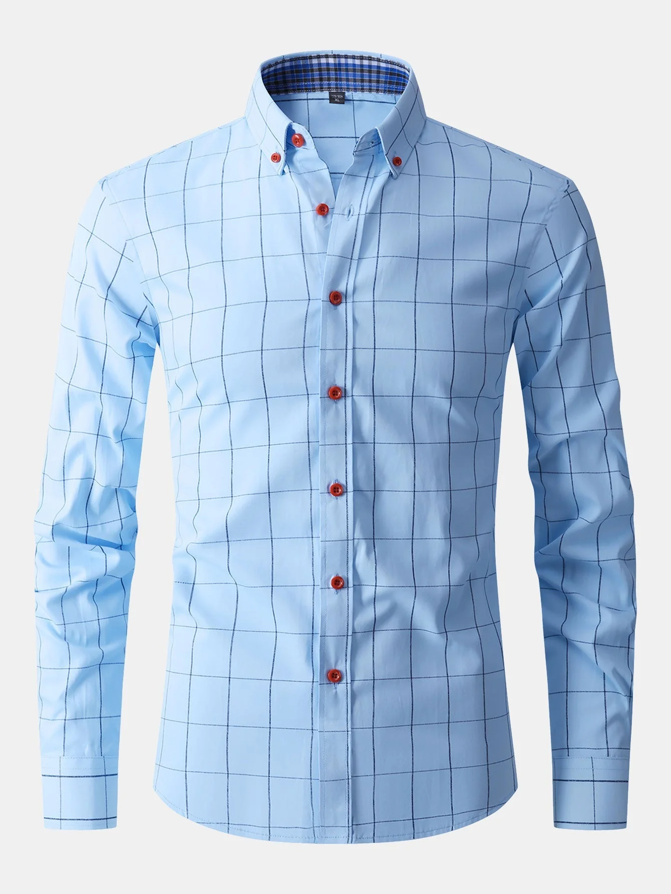 Franco® | Long Sleeve Plaid Button Up Shirt - Image 11