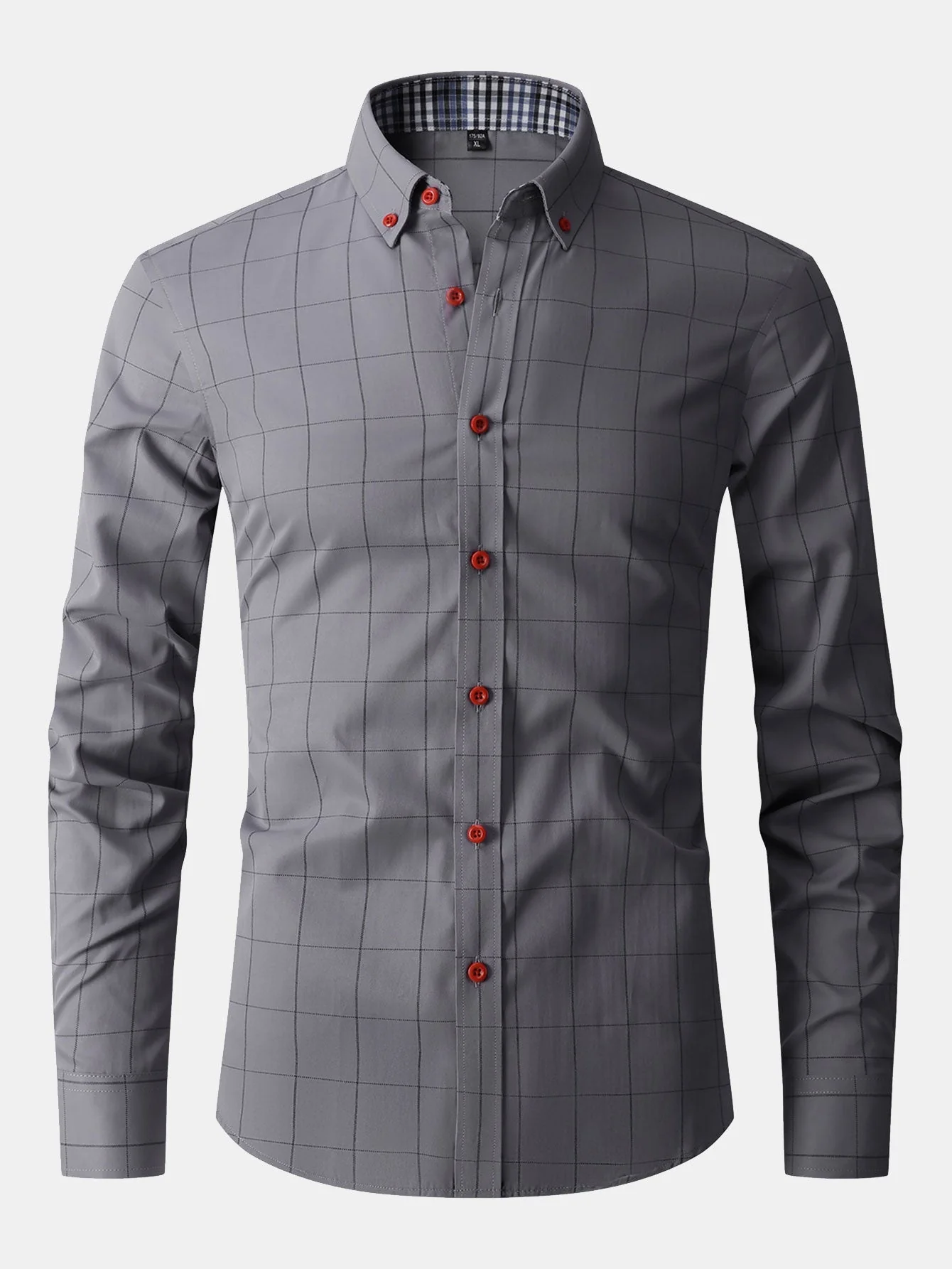 Franco® | Long Sleeve Plaid Button Up Shirt - Image 15