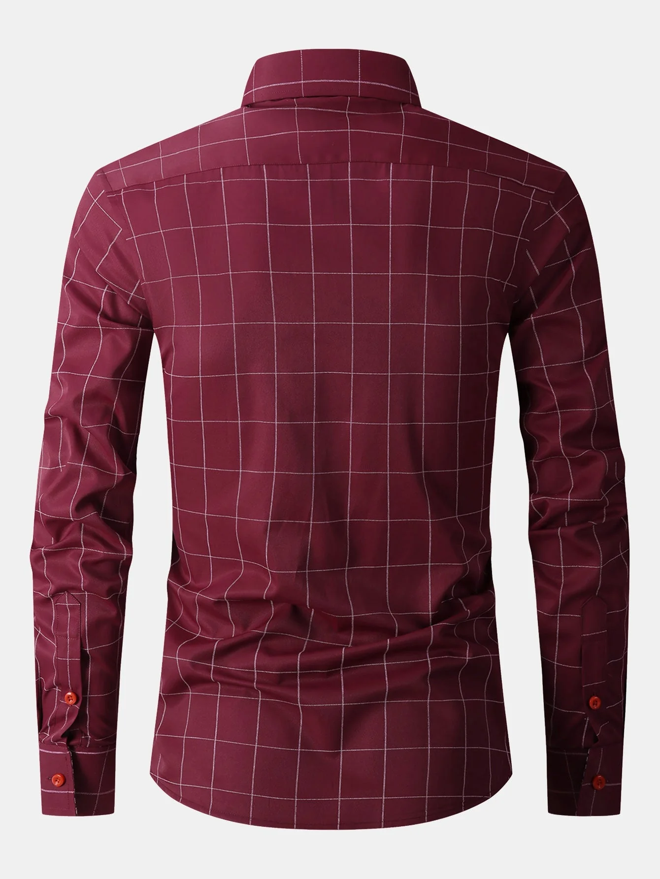 Franco® | Long Sleeve Plaid Button Up Shirt - Image 4
