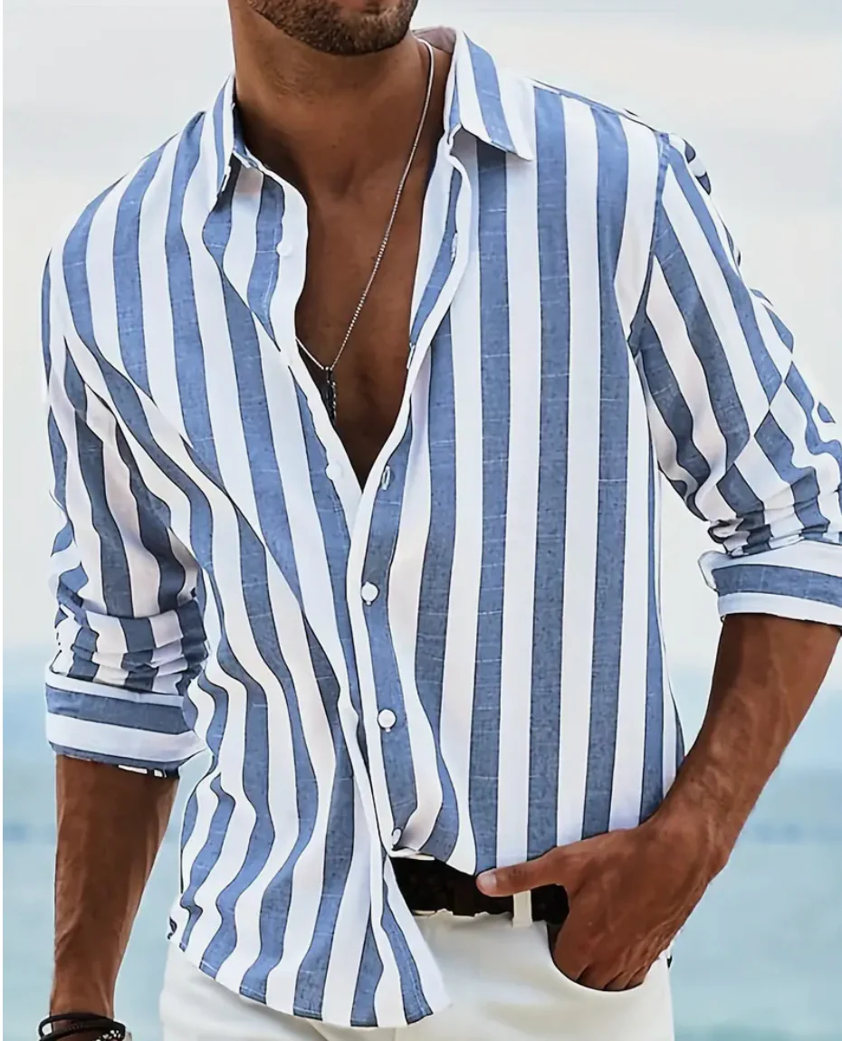 Franklin® | Retro Shirt Skyblue Stripes - Image 4