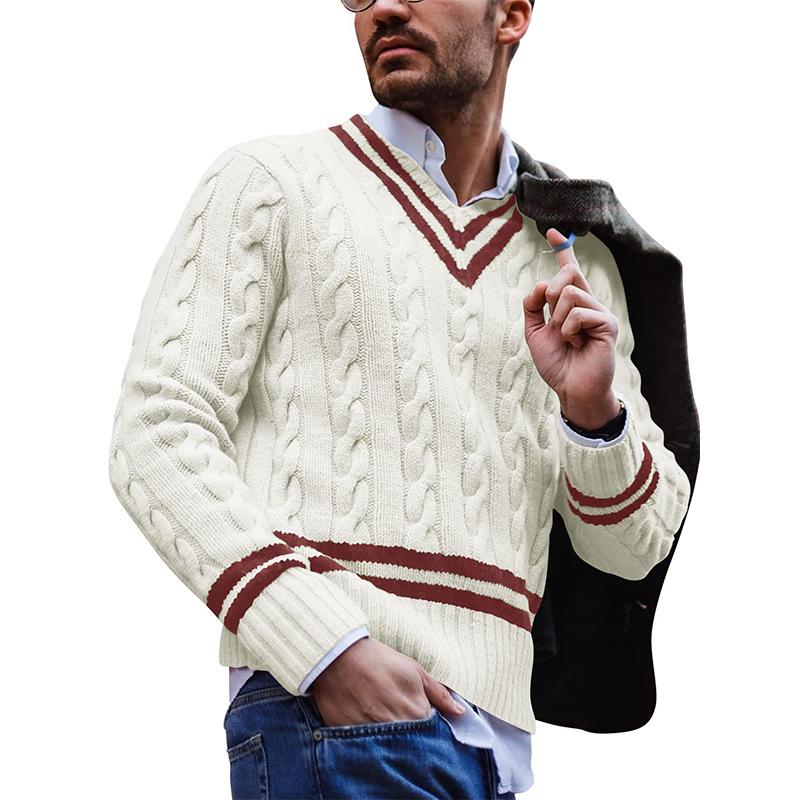 Fraser® | Elegant Knitted Sweater With A V-Neck - Image 2