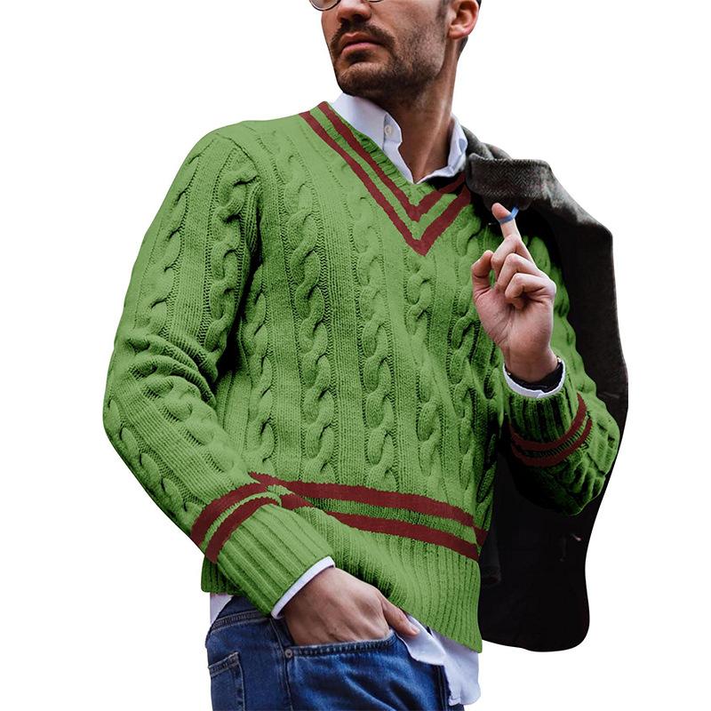 Fraser® | Elegant Knitted Sweater With A V-Neck - Image 3