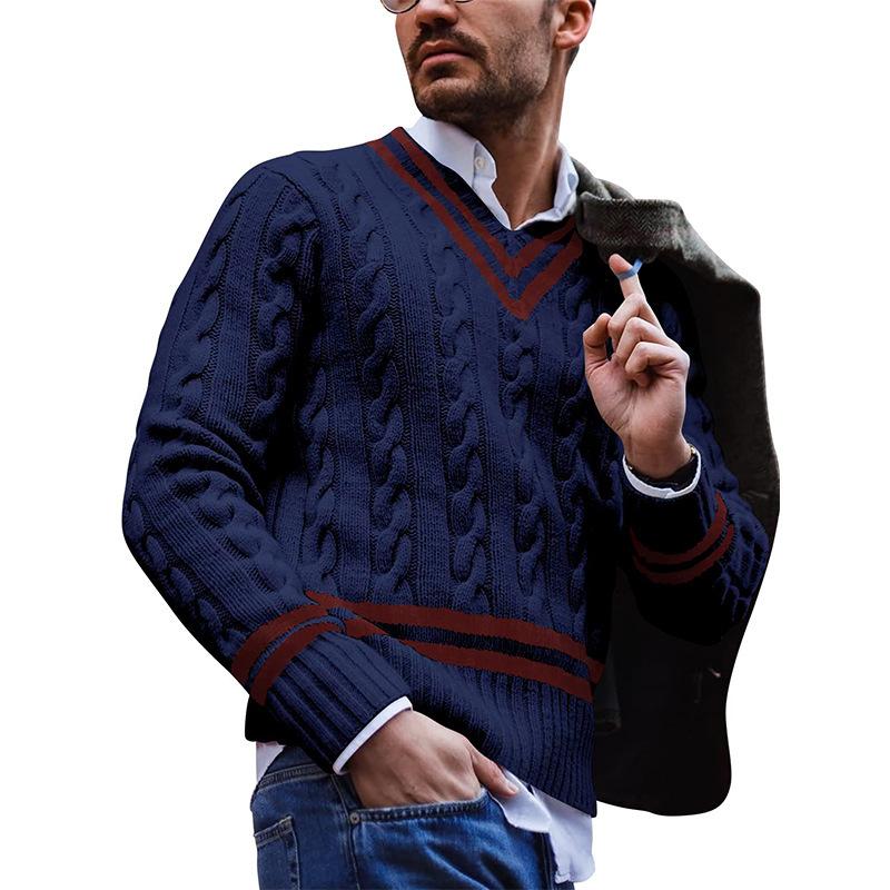 Fraser® | Elegant Knitted Sweater With A V-Neck - Image 4