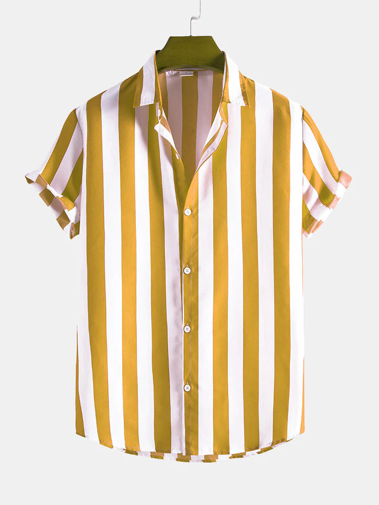 Frederick® | Wide Stripes Stand Shirts - Image 7