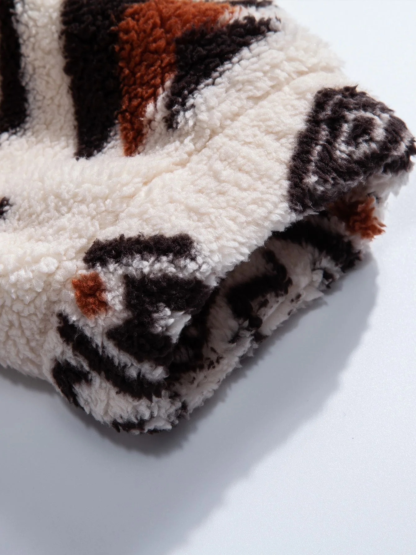 Frederick | Aztec Print Teddy Hoodie - Image 9