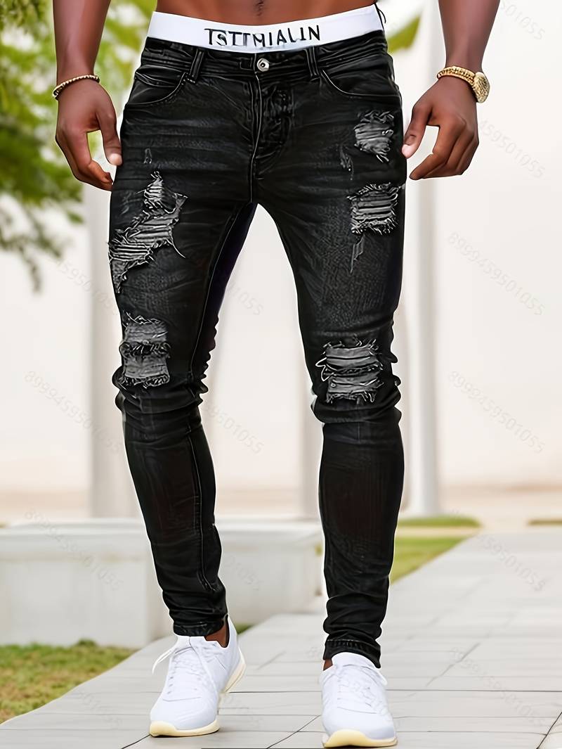 Frey® | Slim-Fit Jeans With Casual Rips - Image 12
