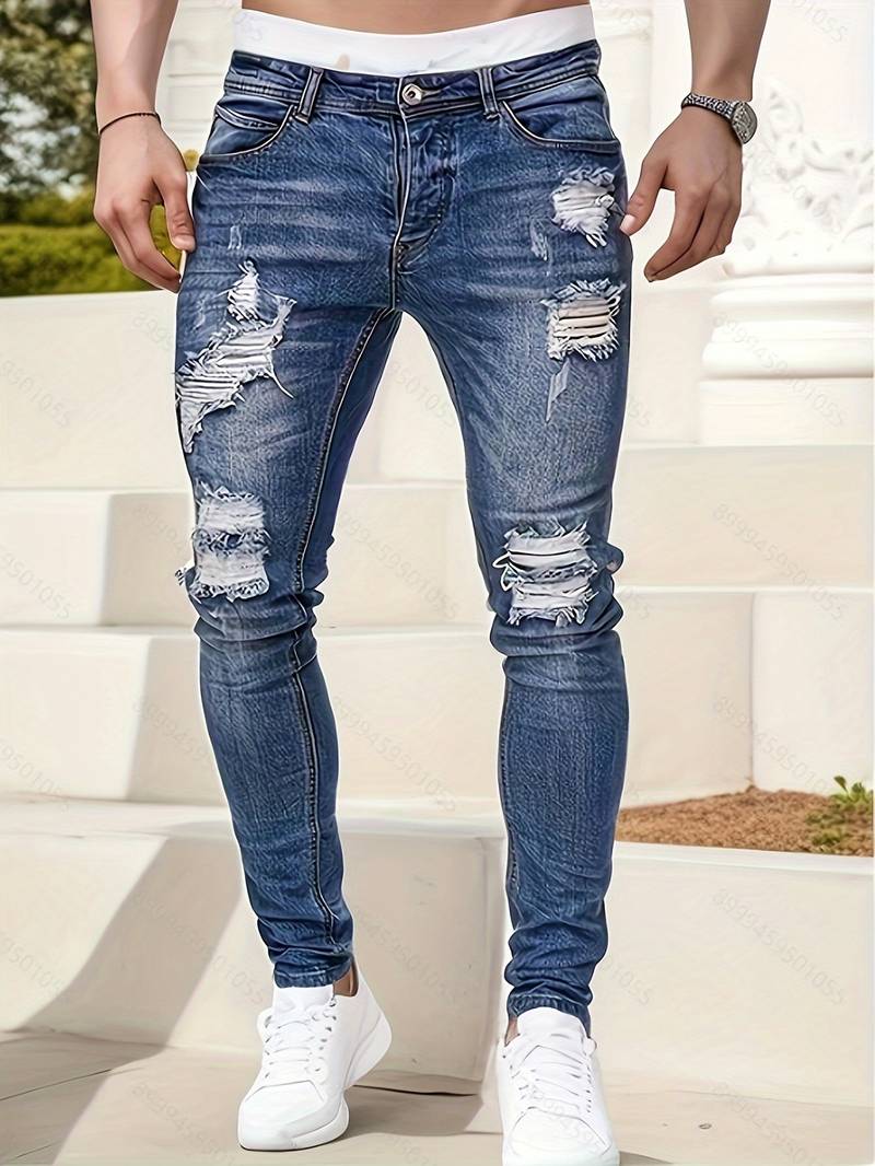 Frey® | Slim-Fit Jeans With Casual Rips - Image 13