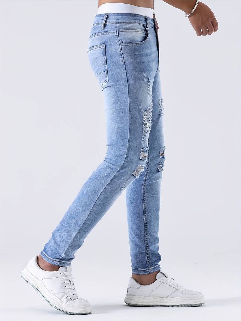 Frey® | Slim-Fit Jeans With Casual Rips - Image 3