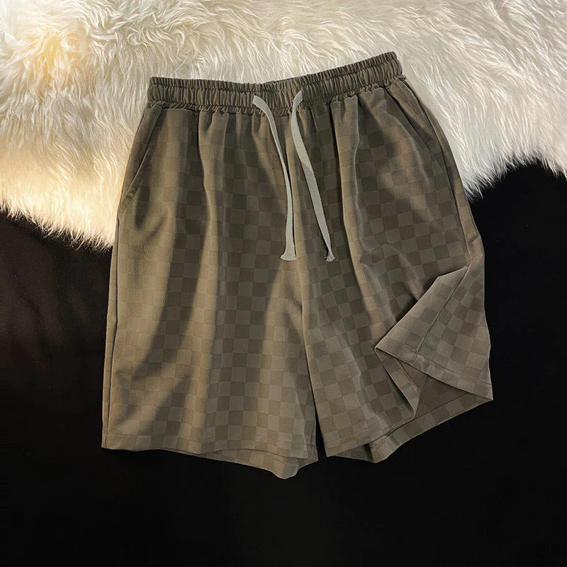 Fulvio® | Checkered Corduroy Shorts - Image 3