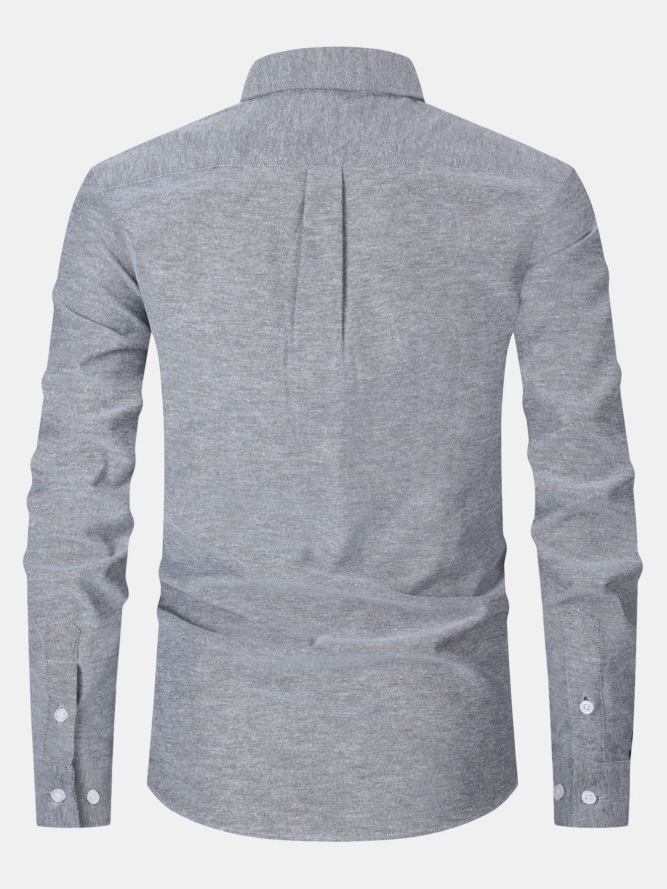 Fulvio® | Long Sleeve Pocket Button Up Oxford Shirt - Image 10