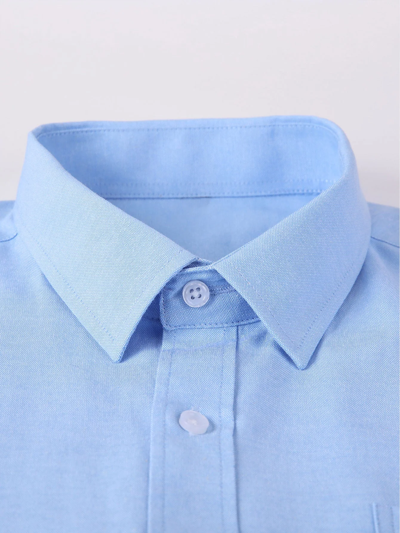 Fulvio® | Long Sleeve Pocket Button Up Oxford Shirt - Image 3