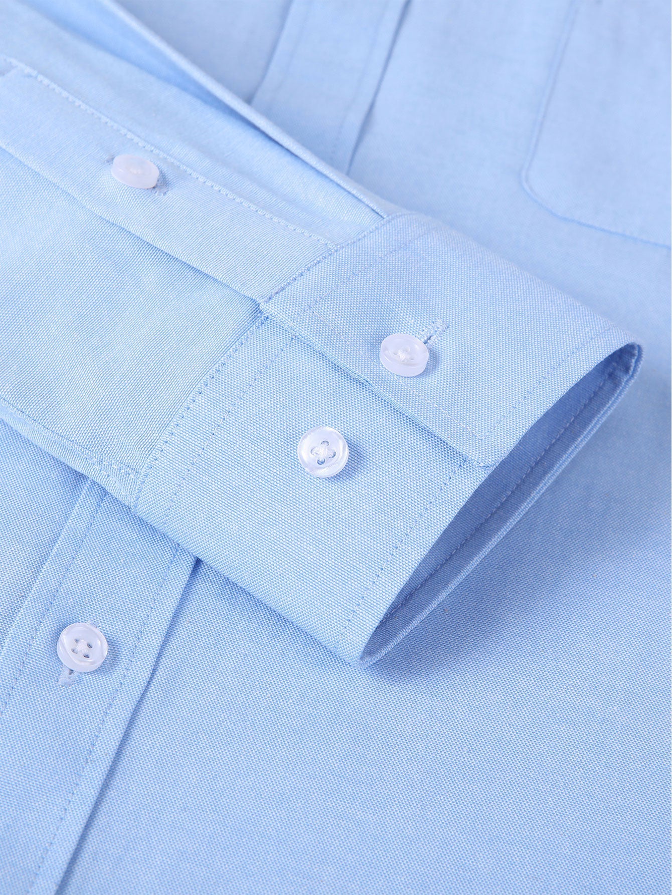 Fulvio® | Long Sleeve Pocket Button Up Oxford Shirt - Image 5