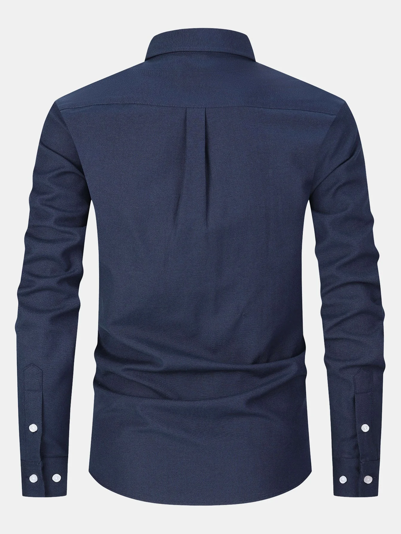 Fulvio® | Long Sleeve Pocket Button Up Oxford Shirt - Image 6
