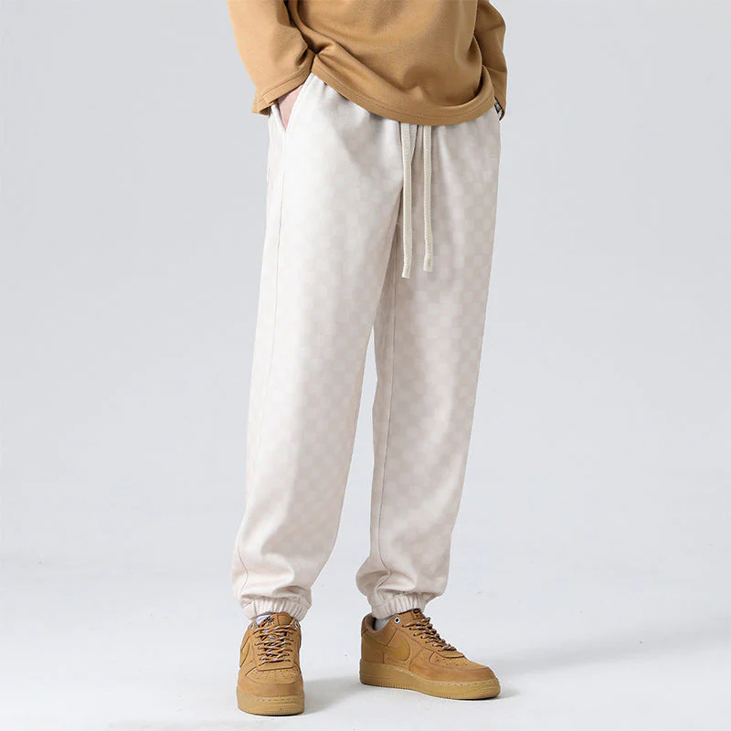 Gabino® | Checkered Corduroy Sweatpants - Image 10